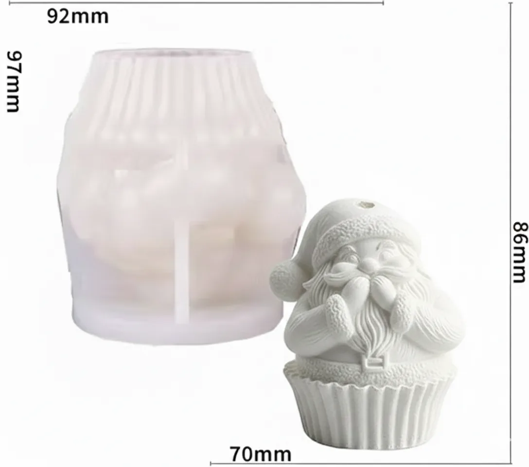 plaster-of-paris-santa-cupcake-toy-for-painting-4
